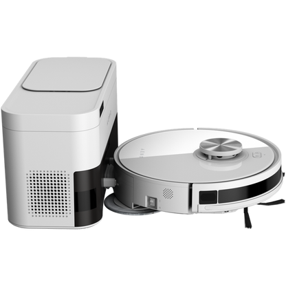 2-in-1 Robot Vacuum Cleaner Aeno RC6S 4000Pa with Map White