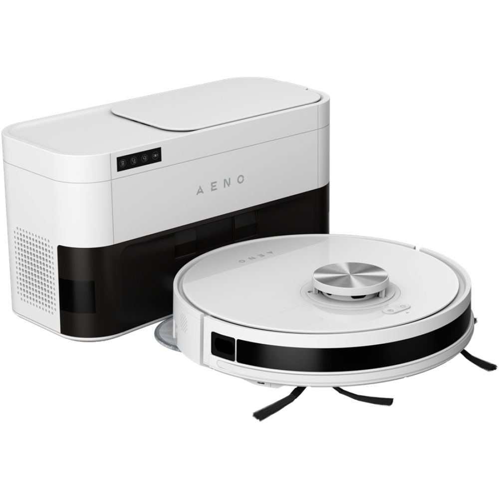 2-in-1 Robot Vacuum Cleaner Aeno RC6S 4000Pa with Map White