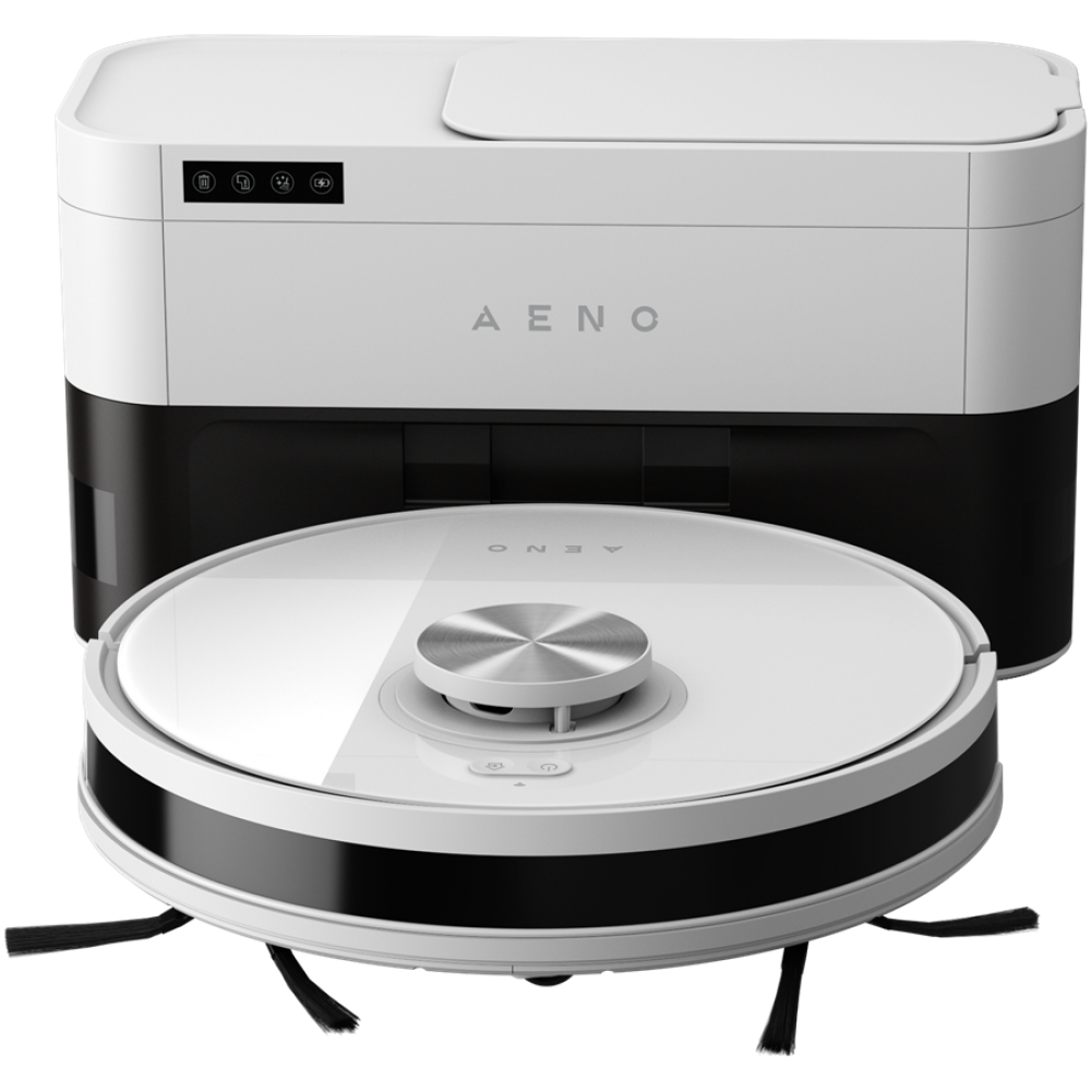 2-in-1 Robot Vacuum Cleaner Aeno RC6S 4000Pa with Map White