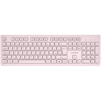 Leise 2,4GHz kabellose Tastatur für die Arbeit Canyon HKB-W01 beige
