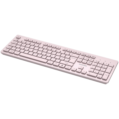 Leise 2,4GHz kabellose Tastatur für die Arbeit Canyon HKB-W01 beige
