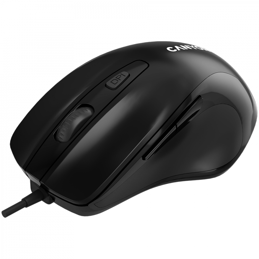 Kabelgebundene ergonomische Maus Canyon M-6 schwarz