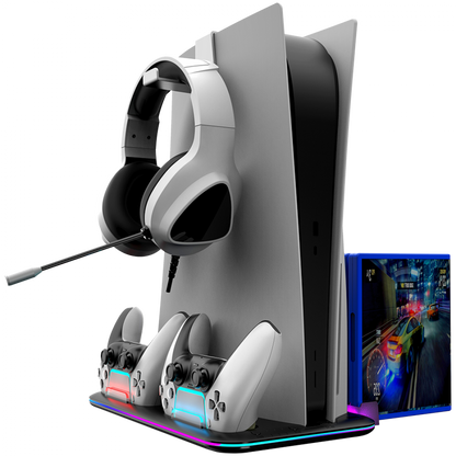 RGB Cooling Stand for PS5 Slim Canyon CS 51 Black