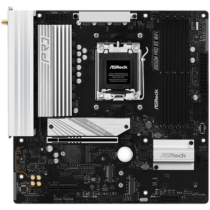 Motherboard ASROCK B850M Pro RS WiFi Micro ATX DDR5 8000 MHz