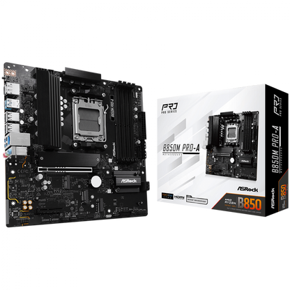 ASROCK B850M Pro A Micro ATX AMD B850 Socket AM5 Motherboard