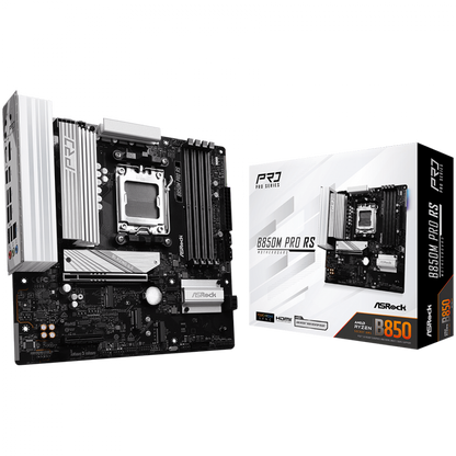 Płyta główna ASROCK B850M PRO RS Micro ATX do procesorów AMD Ryzen 7000/8000/9000 Series