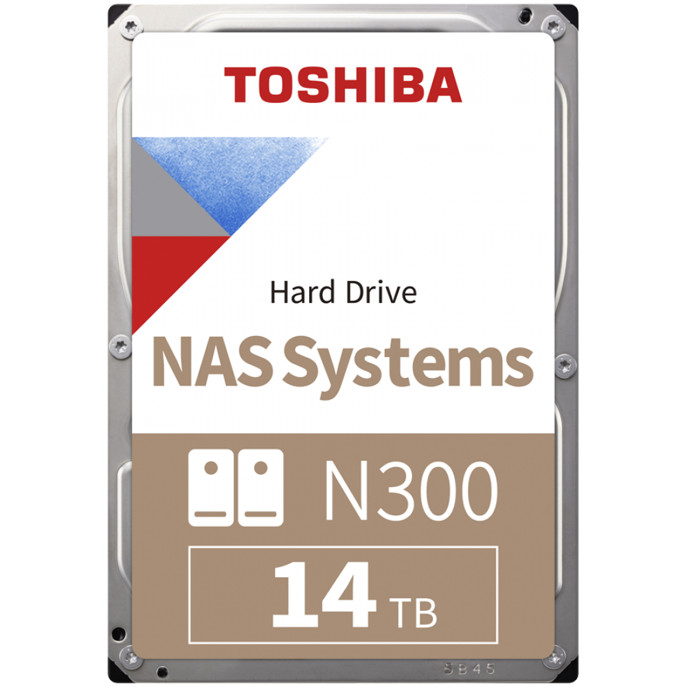 HDD NAS Hard Drive Toshiba N300 14 TB 7200 RPM 3.5