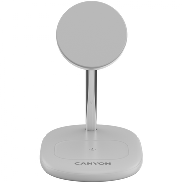 15W Qi2 2-in-1 Wireless Charger Canyon WCS-205 white