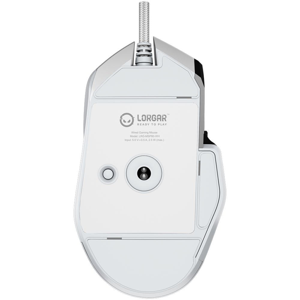 Lorgar MSP80 8000 Hz White Gaming Mouse