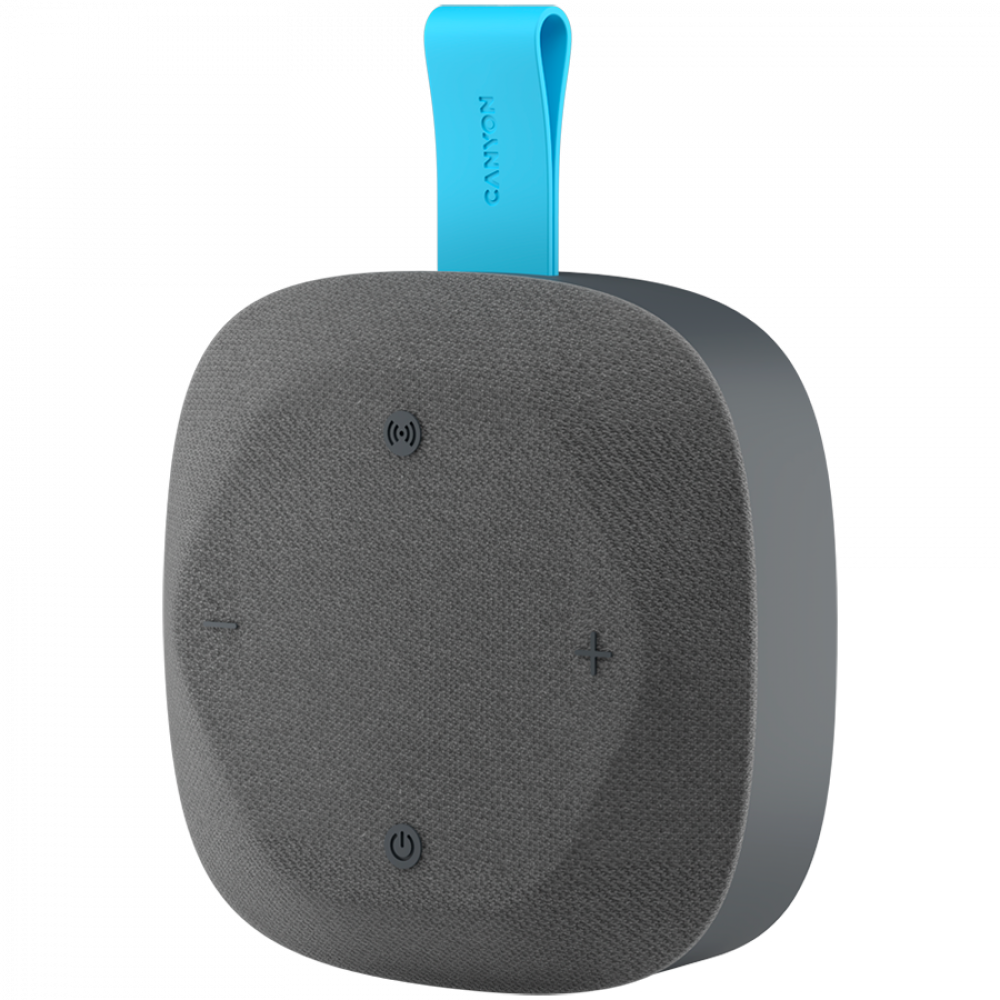 Bluetooth Speaker 8W IPX5 Portable Canyon Hexagon 10 Grey-Blue
