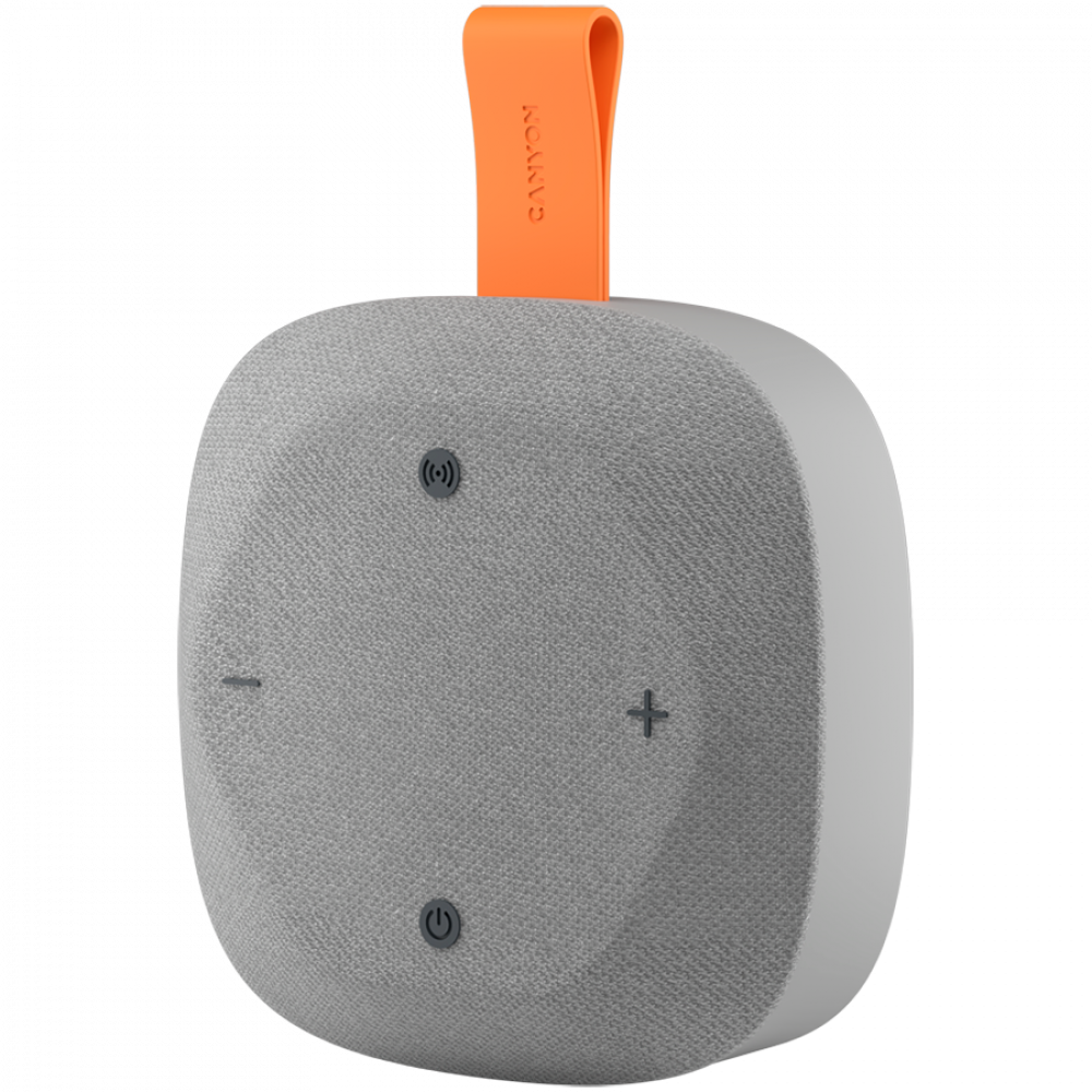 Bluetooth-Lautsprecher 8W IPX5 tragbar Canyon Hexagon 10 grau-orange