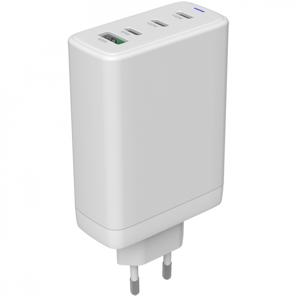 Canyon GaN 150W 3xPD 1xQC EU Netzladegerät CU140ACC weiß