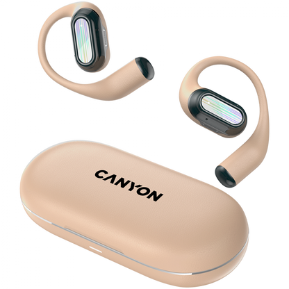 Kabellose Kopfhörer, nicht im Ohr, 50h und ENC Canyon OnFlow 12 beige
