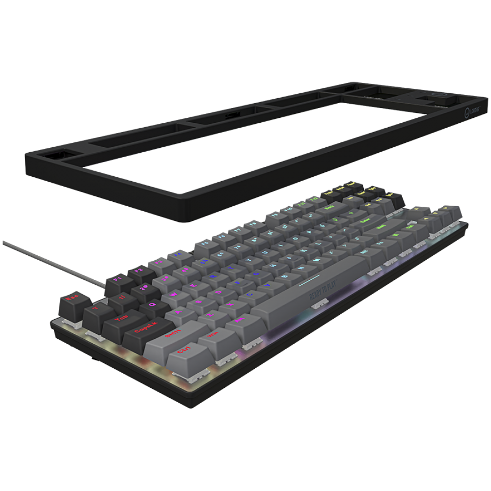 Klawiatura gamingowa mechaniczna RGB Lorgar Azar 514 czarna