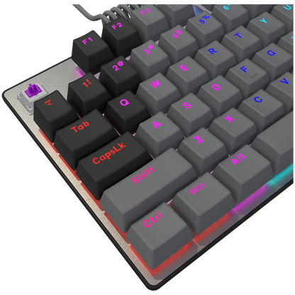 Klawiatura gamingowa mechaniczna RGB Lorgar Azar 514 czarna