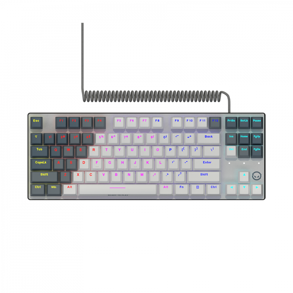Mechanische RGB-Tastatur Lorgar Azar 514, weiß, kabelgebunden