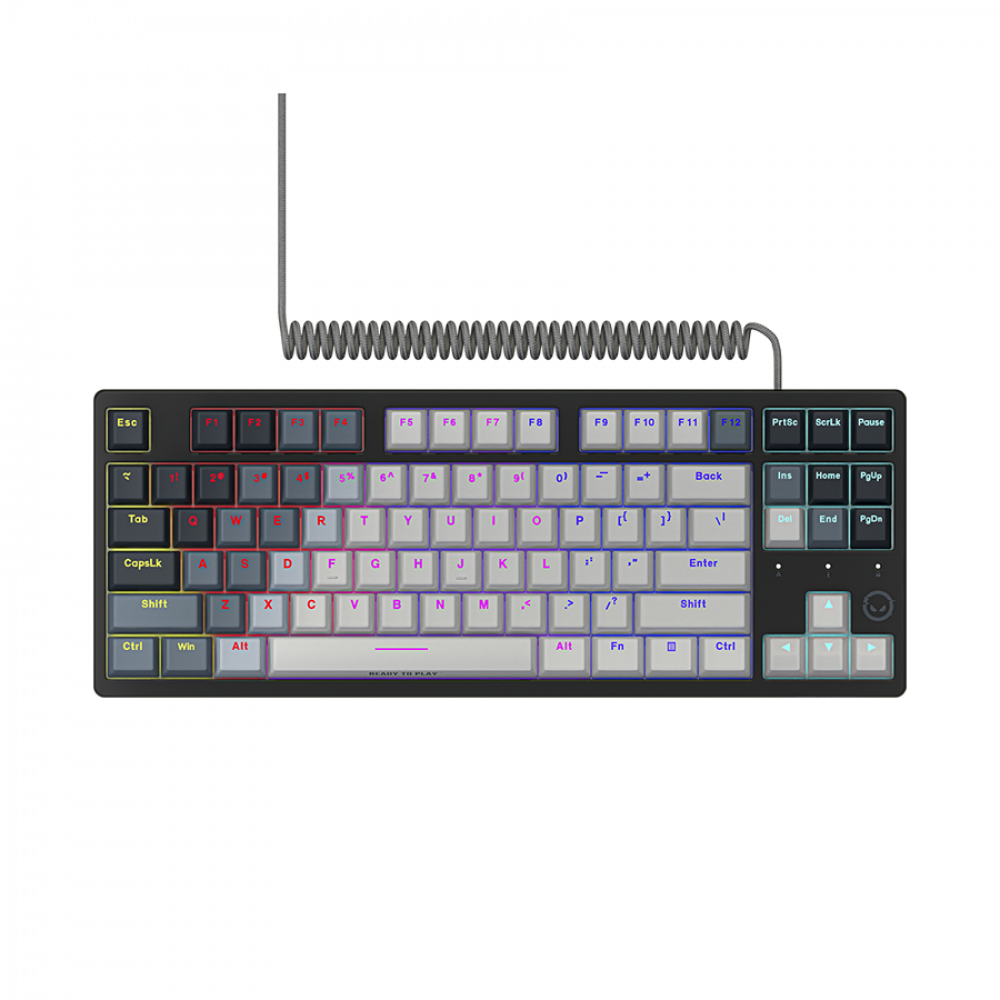 Mechanische RGB-Tastatur Lorgar Azar 514, weiß, kabelgebunden