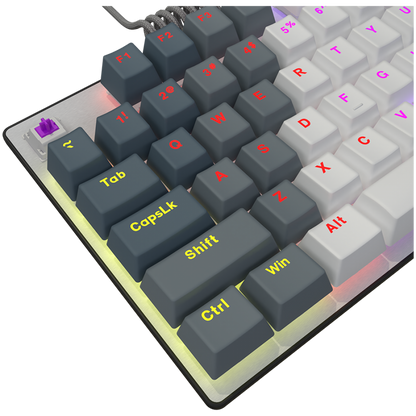 Mechanische RGB-Tastatur Lorgar Azar 514, weiß, kabelgebunden
