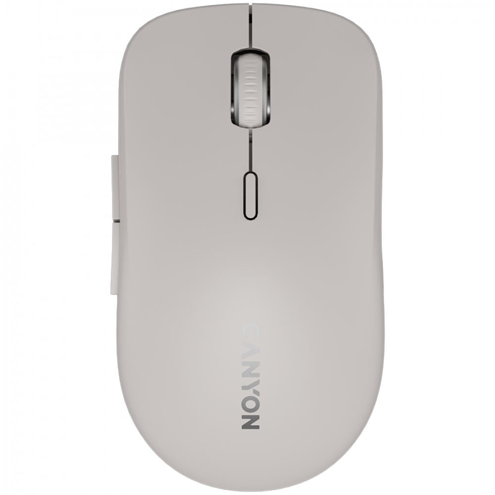 Wireless two-mode ergonomic mouse Canyon MW-12 dark grey