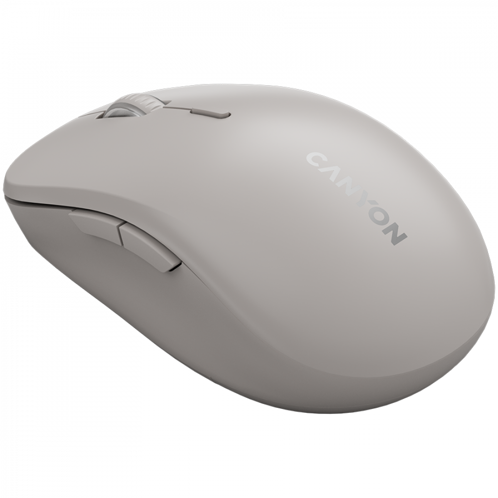Wireless two-mode ergonomic mouse Canyon MW-12 dark grey