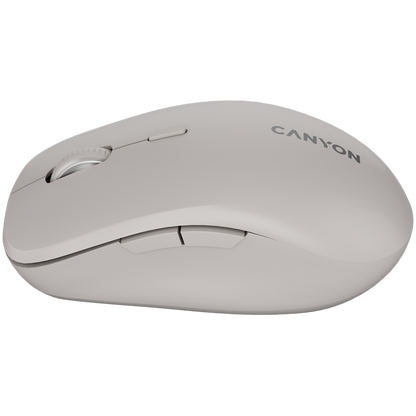 Wireless two-mode ergonomic mouse Canyon MW-12 dark grey