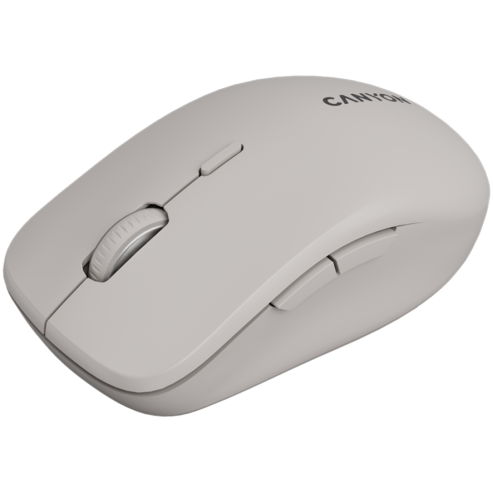 Wireless two-mode ergonomic mouse Canyon MW-12 dark grey