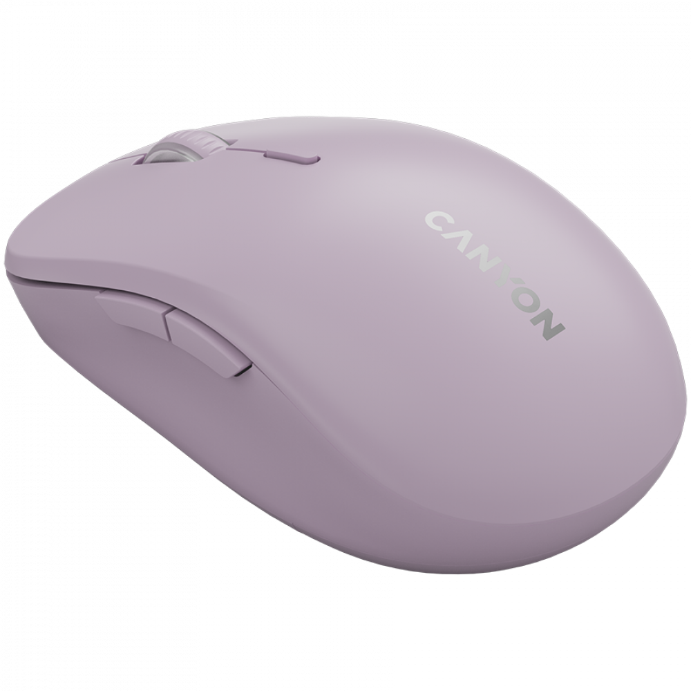 Kabellose Dual-Mode-Ergonomie-Maus Canyon MW-12 rosa