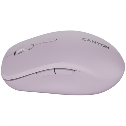 Kabellose Dual-Mode-Ergonomie-Maus Canyon MW-12 rosa