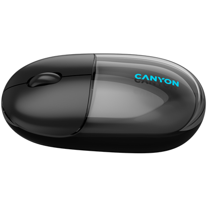 Mysz bezprzewodowa BT/2.4GHz cicha USB-C Canyon 24 czarna