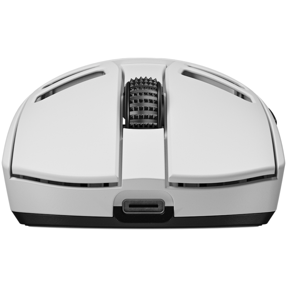Mysz gamingowa bezprzewodowa Lorgar MSE90W biała ze stopu magnezu
