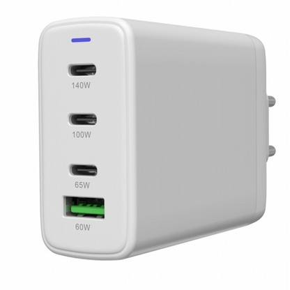 Canyon GaN 150W 3xPD 1xQC EU Netzladegerät CU140ACC weiß