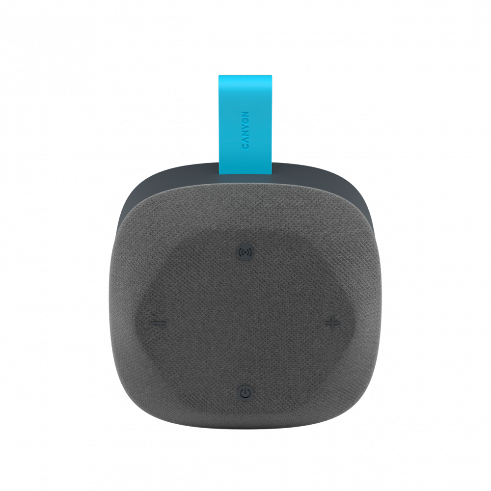 Bluetooth Speaker 8W IPX5 Portable Canyon Hexagon 10 Grey-Blue
