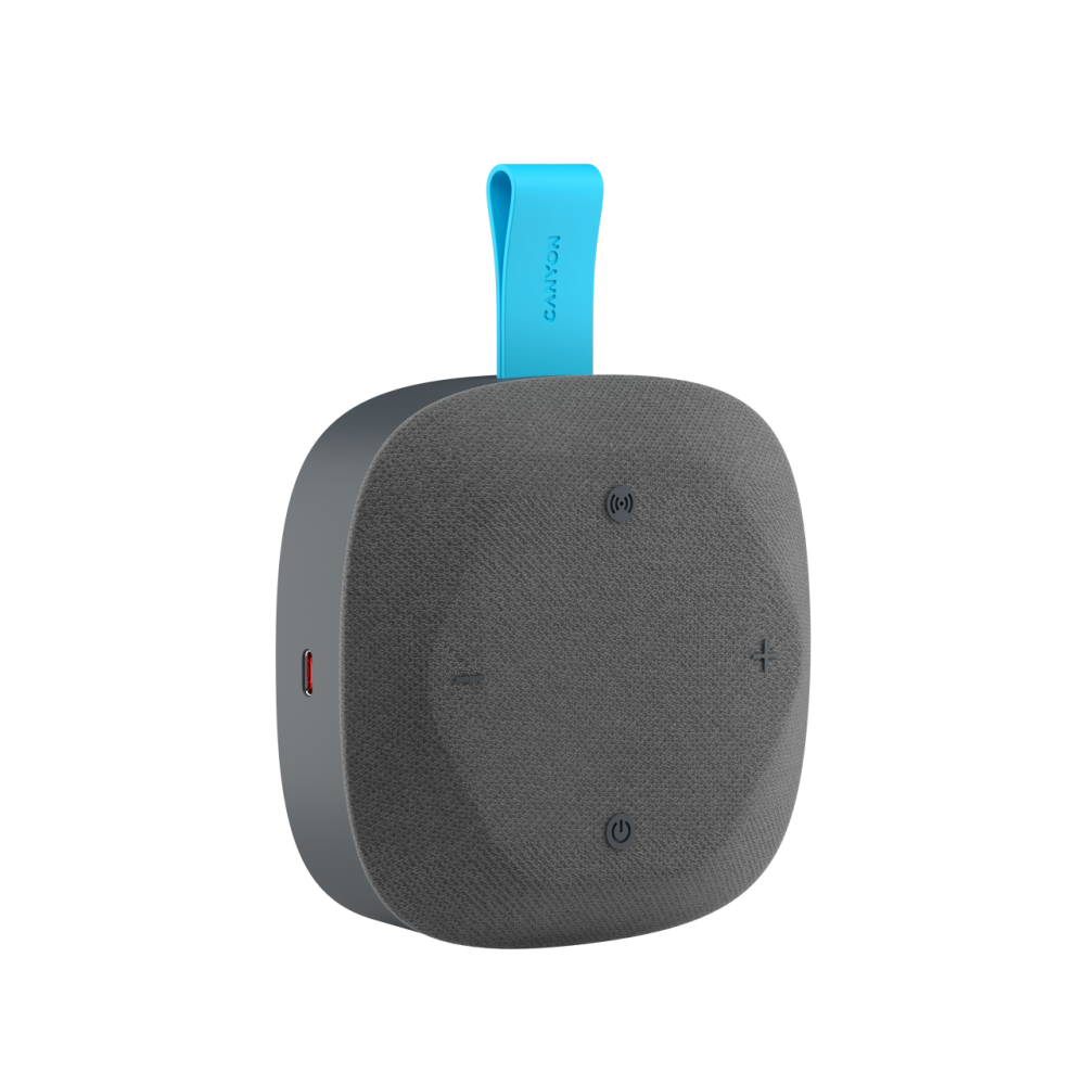 Bluetooth Speaker 8W IPX5 Portable Canyon Hexagon 10 Grey-Blue