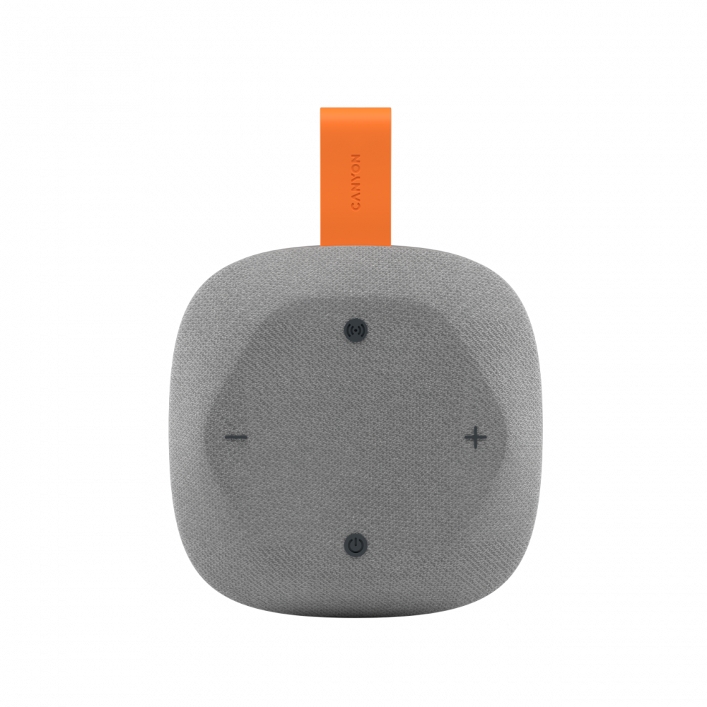 Bluetooth-Lautsprecher 8W IPX5 tragbar Canyon Hexagon 10 grau-orange