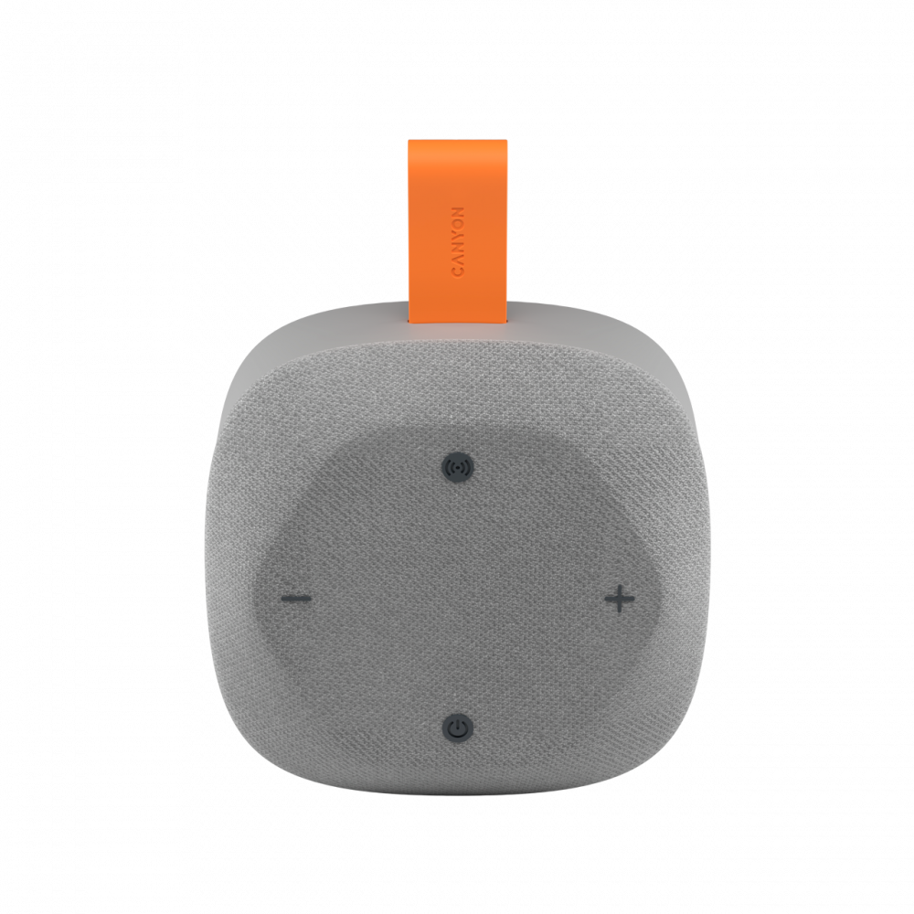 Bluetooth-Lautsprecher 8W IPX5 tragbar Canyon Hexagon 10 grau-orange