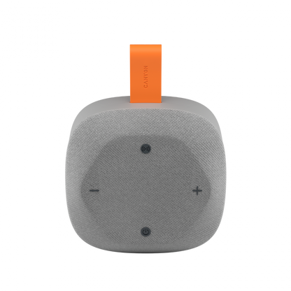 Bluetooth-Lautsprecher 8W IPX5 tragbar Canyon Hexagon 10 grau-orange
