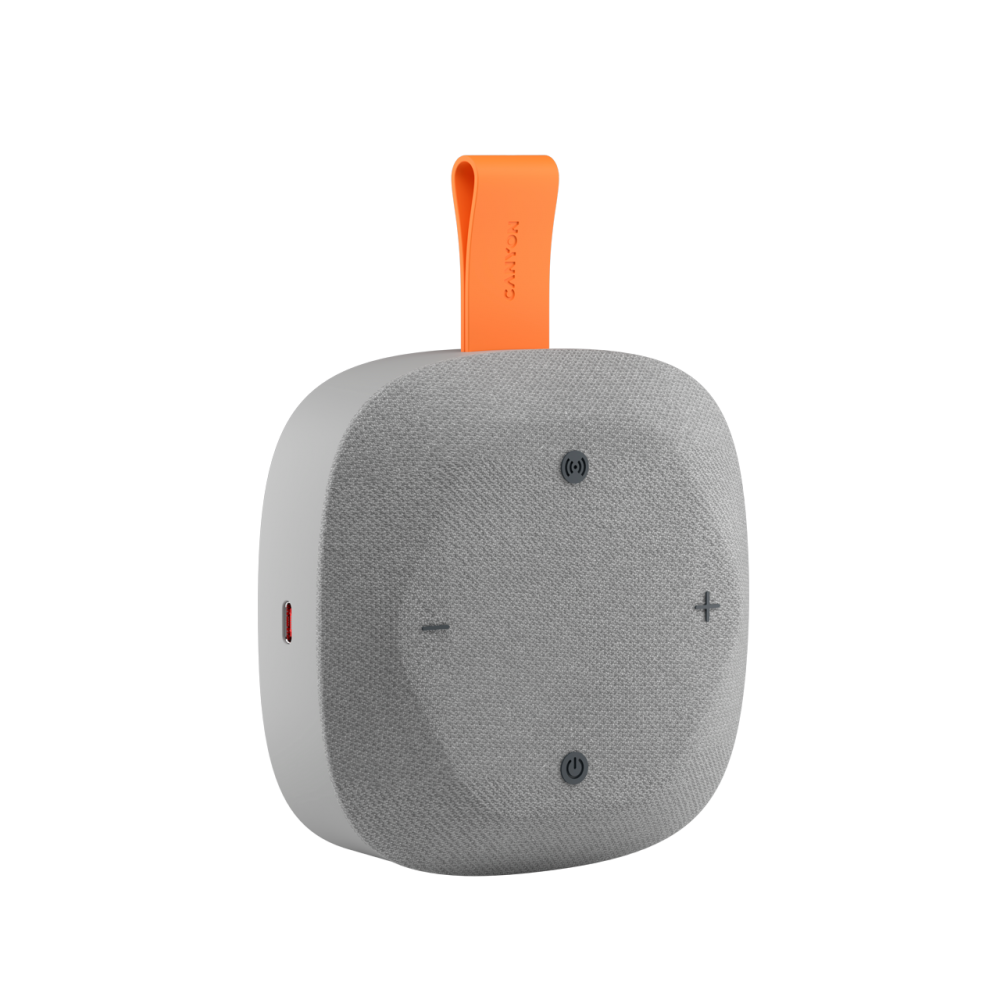 Bluetooth-Lautsprecher 8W IPX5 tragbar Canyon Hexagon 10 grau-orange