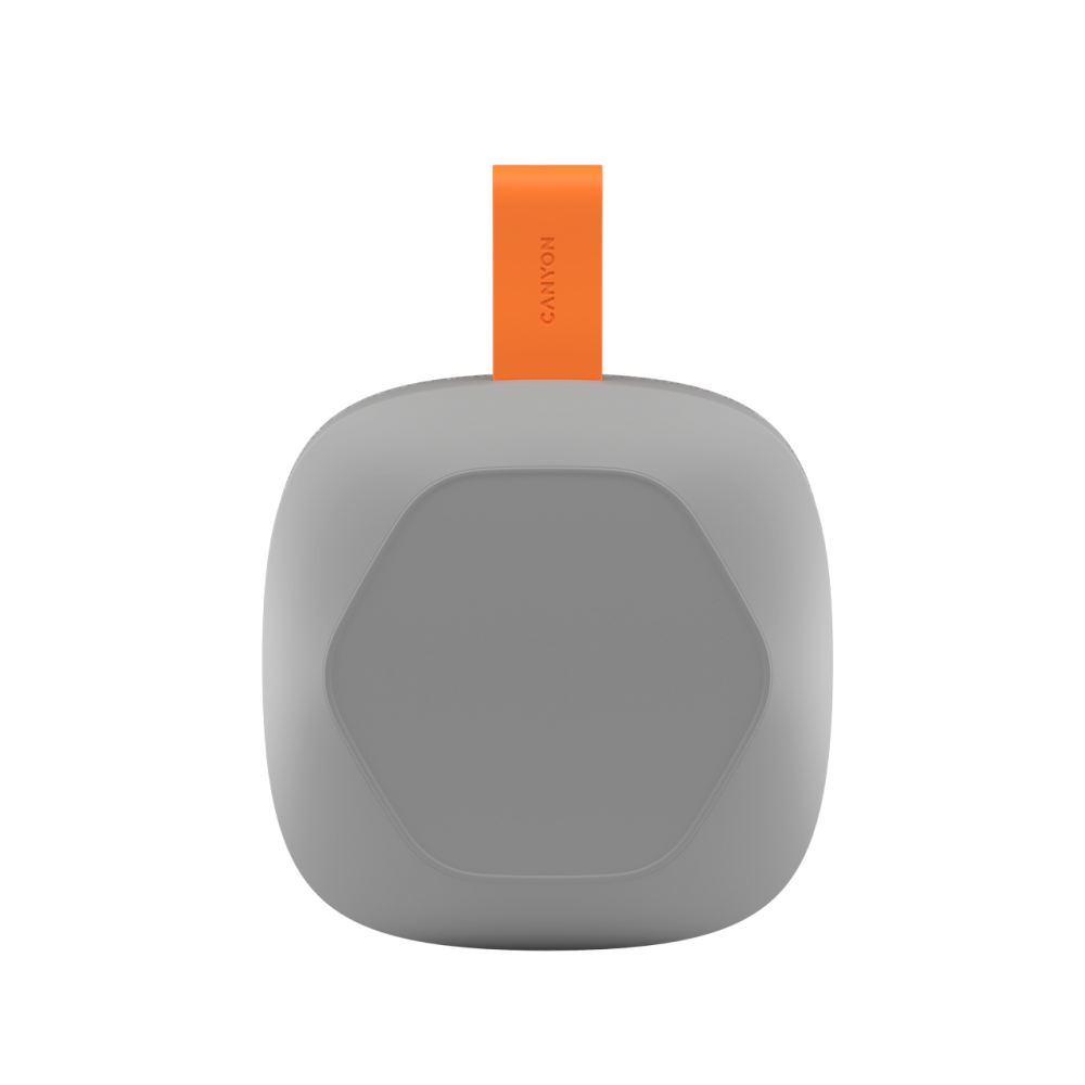 Bluetooth-Lautsprecher 8W IPX5 tragbar Canyon Hexagon 10 grau-orange