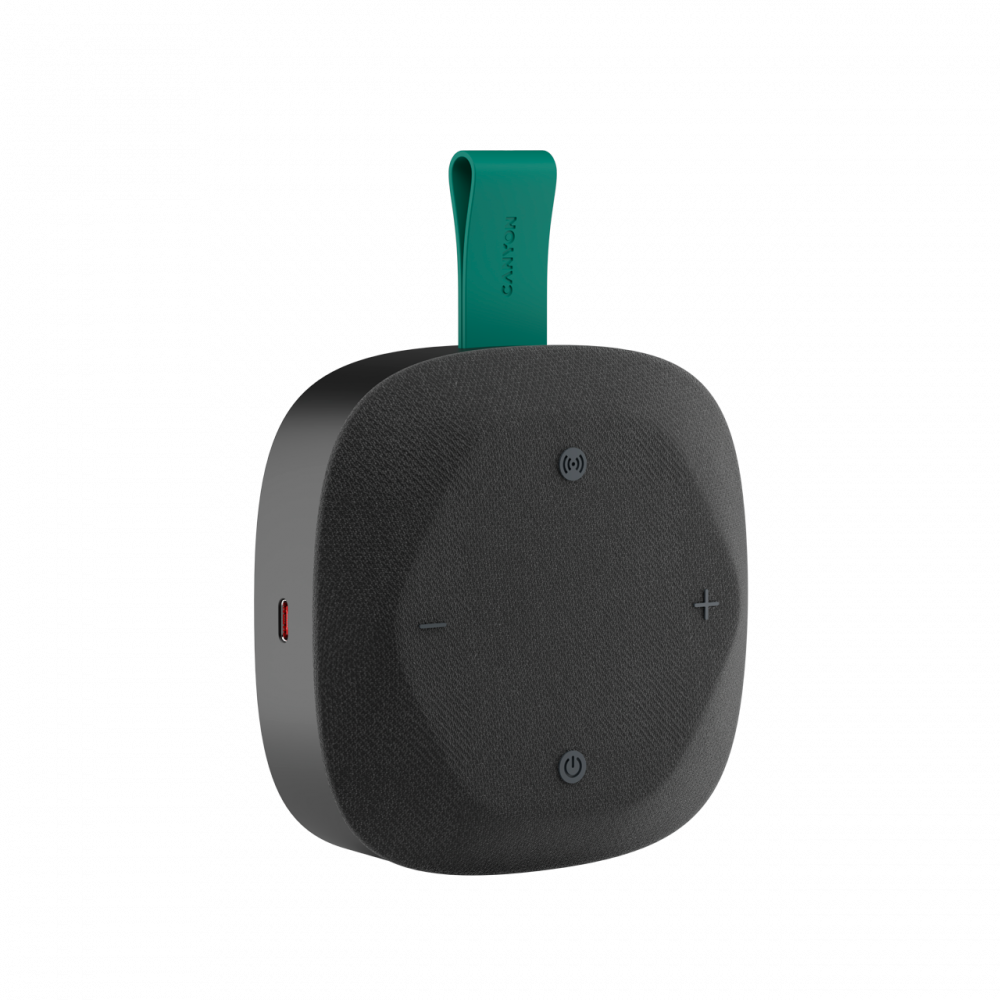 Bluetooth-Lautsprecher 8 W IPX5 tragbar Canyon Hexagon 10 Schwarz-Grün