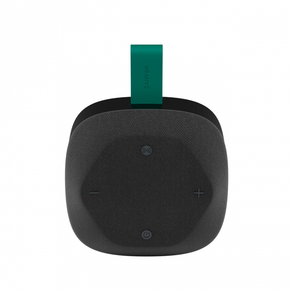 Bluetooth-Lautsprecher 8 W IPX5 tragbar Canyon Hexagon 10 Schwarz-Grün