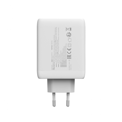 Ładowarka sieciowa GaN 100W 3xPD 1xQC EU Canyon CU100ACC biała