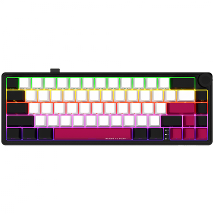 Kabellose 65% mechanische Gaming-Tastatur Lorgar Pro schwarz