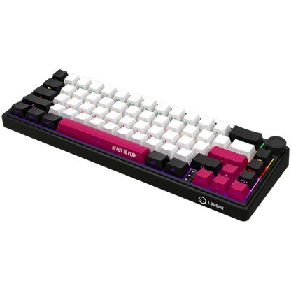 Kabellose 65% mechanische Gaming-Tastatur Lorgar Pro schwarz