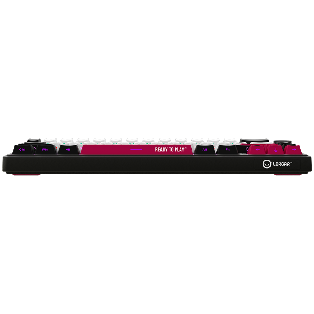 Kabellose 65% mechanische Gaming-Tastatur Lorgar Pro schwarz