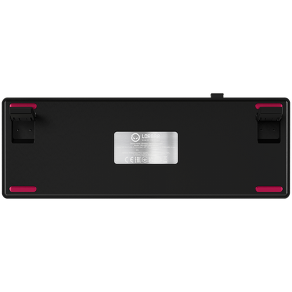Kabellose 65% mechanische Gaming-Tastatur Lorgar Pro schwarz