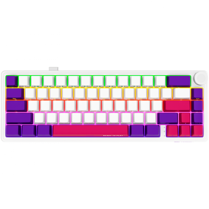 Lorgar Pro 65% Mechanical Wireless Gaming Keyboard White