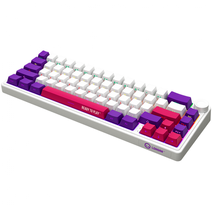 Lorgar Pro 65% Mechanical Wireless Gaming Keyboard White