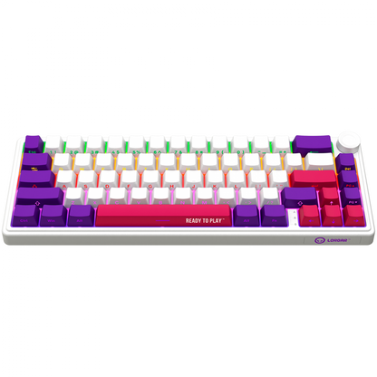 Lorgar Pro 65% Mechanical Wireless Gaming Keyboard White