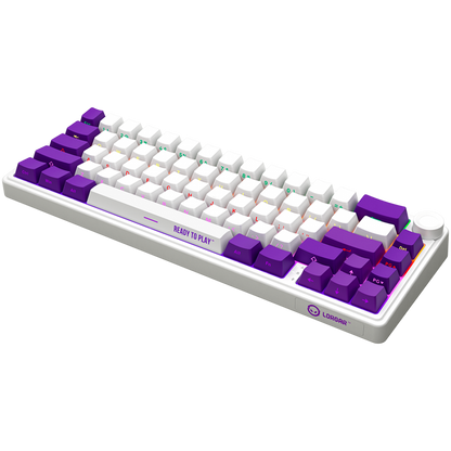 Lorgar Pro 65% Mechanical Wireless Gaming Keyboard White