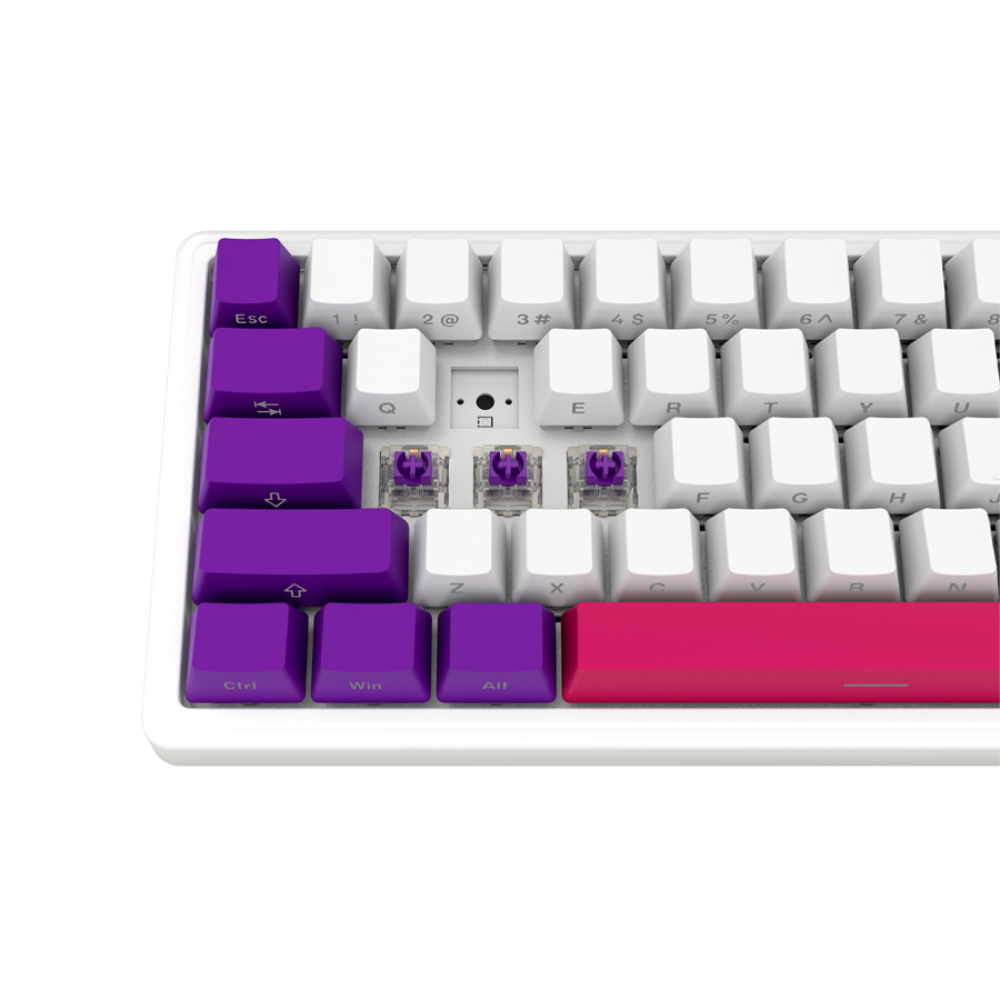Lorgar Pro 65% Mechanical Wireless Gaming Keyboard White